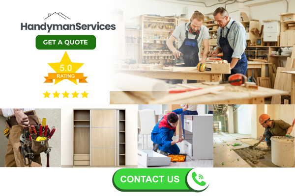 Handyman services showcase construction renovation and home improvement professionals